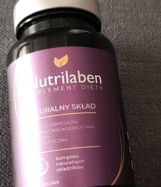 Zbliżenie opakowania Nutrilaben – zdjęcie od klienta z Polski